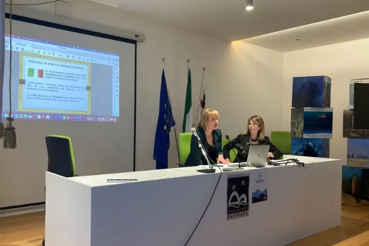 Federica Puglisi e Giovanna Zichi durante la presentazione (foto Pala)