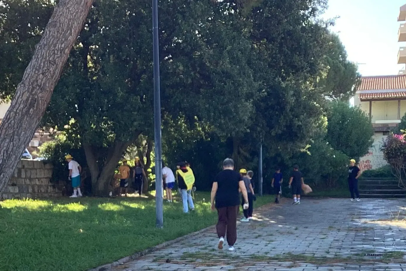 Un momento di Puliamo il Mondo (foto Scano)
