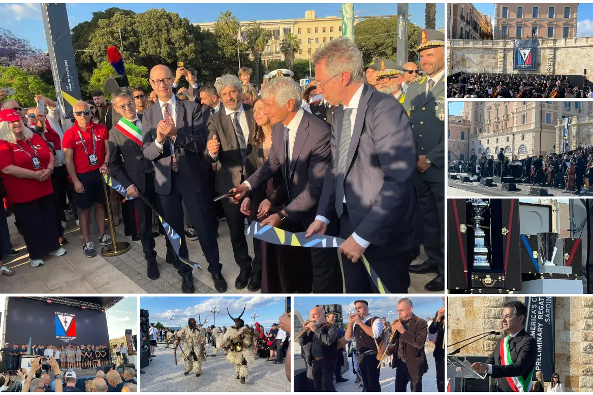 America's Cup: la cerimonia di inaugurazione a Cagliari (foto Spignesi)