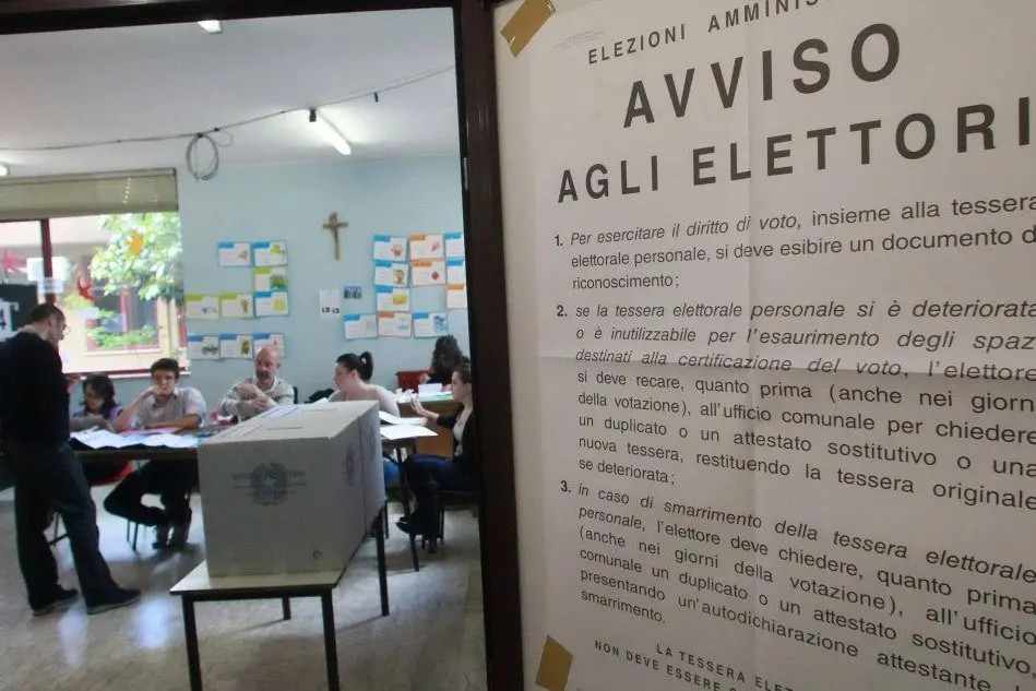 Un seggio elettorale