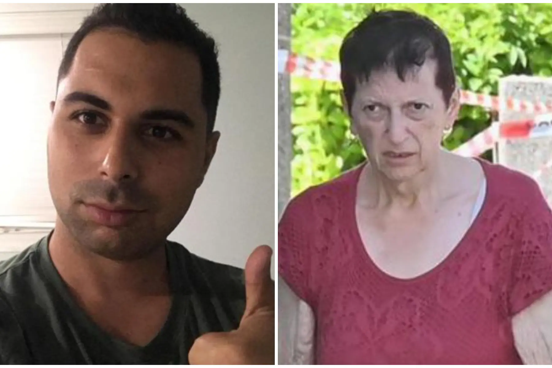 Alessandro Venier e la madre Lorena