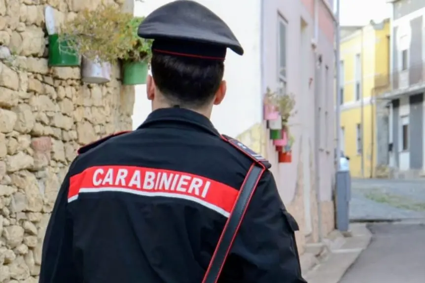 Intervento dei carabinieri