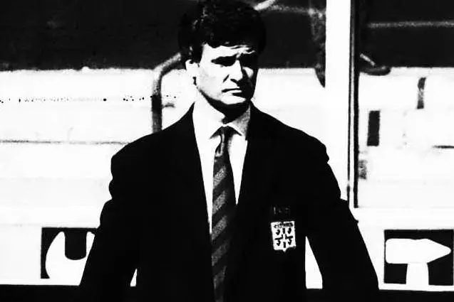 Claudio Ranieri, allenatore del Cagliari dal 1988 al 1991 (foto d'archivio L'Unione Sarda)