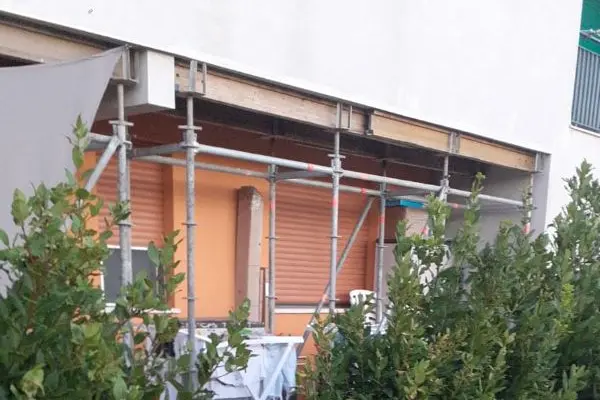 Uno degli alloggi Erp a Porto Torres (foto Pala)