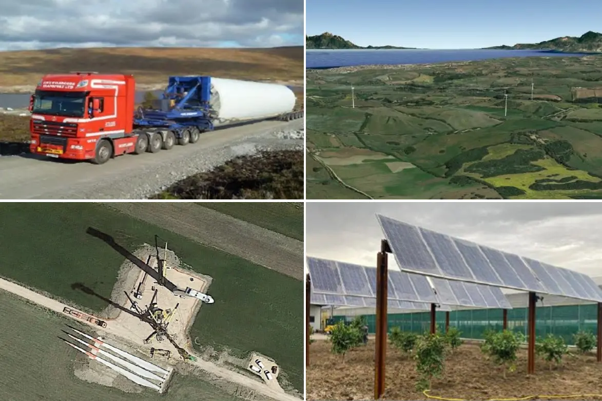 Immagini dai progetti proposti per Luogosanto e Campanedda