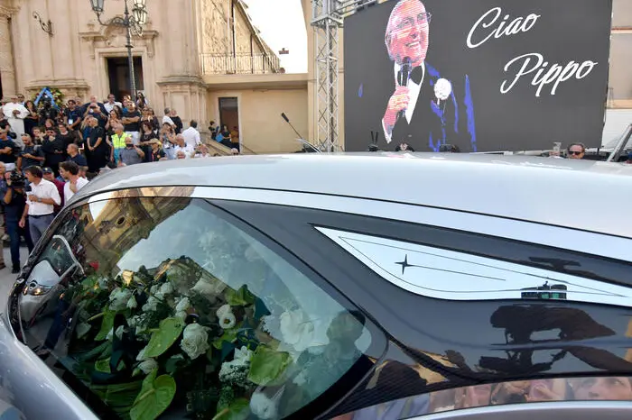 I funerali di Pippo Baudo (Ansa - Orietta Scardino)