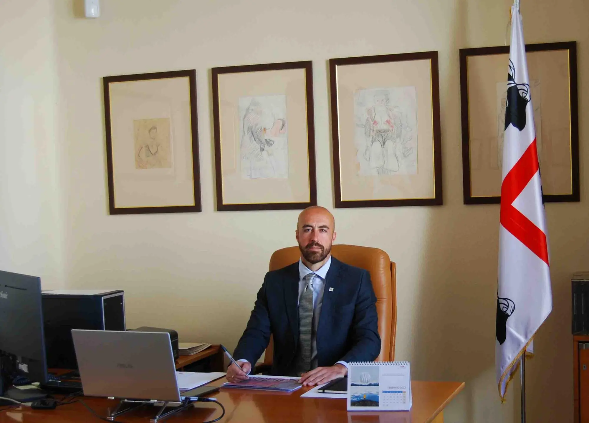 Stefano Lavra, presidente dell'Isre (foto L'Unione sarda)
