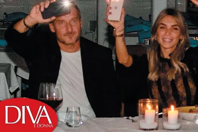 Francesco Totti e Noemi Bocchi (foto Diva e donna)