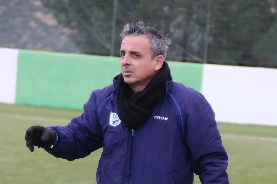 Raffaele Cerbone, allenatore del Budoni (L'Unione Sarda - foto Andrea Serreli)