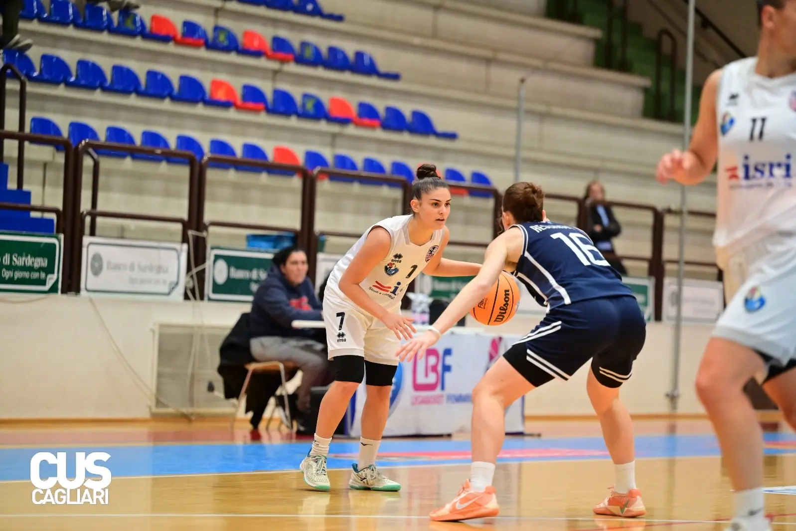 Alessia Poddighe, guardia del Cus Cagliari (foto Chiaramida)