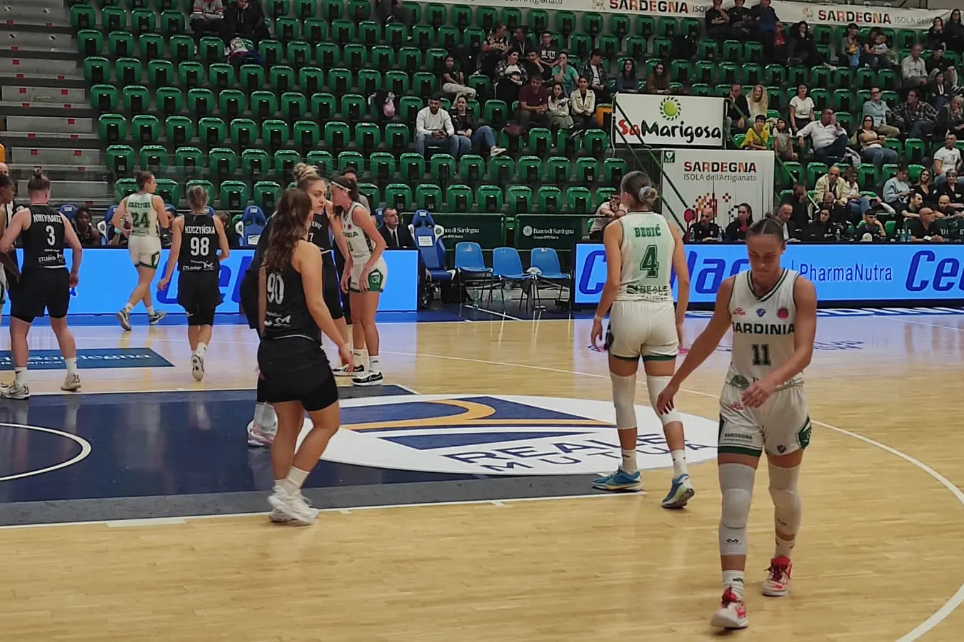 La Dinamo Women in Eurocup (foto G. Marras)