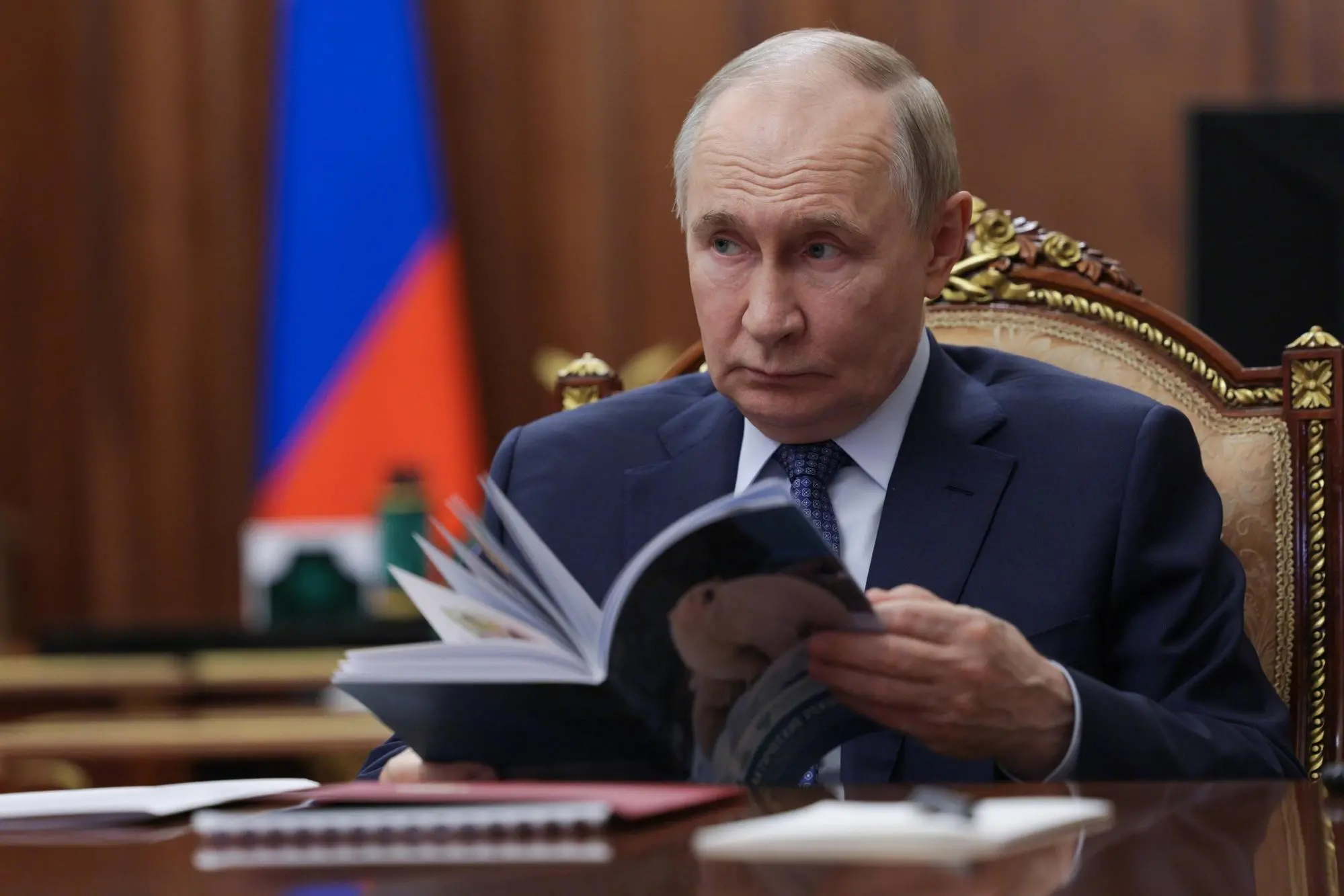 Vladimir Putin (Cremlino, via Ansa)