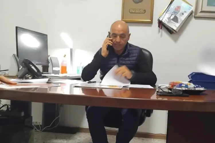 Leonardo Tilocca, sindaco di Burgos (foto concessa)