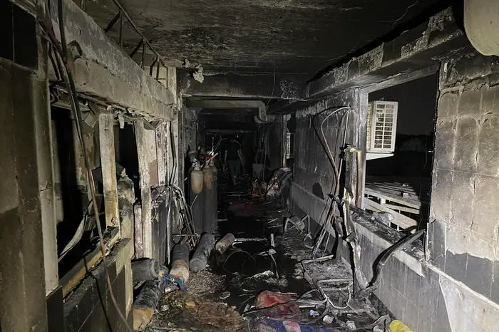Un'immagine dell'analoga tragedia avvenuta a Baghdad (Ansa)