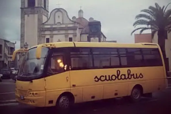 Lo scuolabus a Senorbì