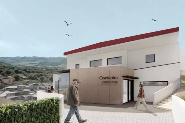 Rendering progetto teatro Fallaci do Ozieri (foto concessa)