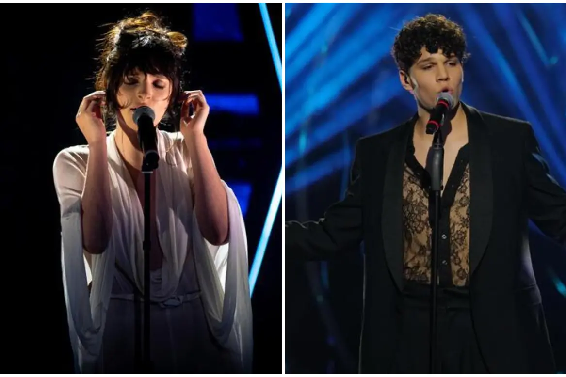 Angelica Bove e Nicolò Filippucci (Ansa)