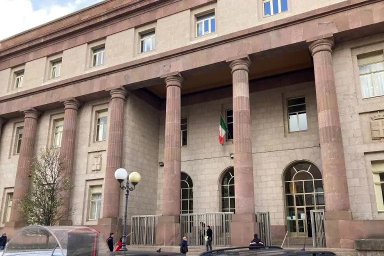 Il Tribunale di Sassari (foto Pala)