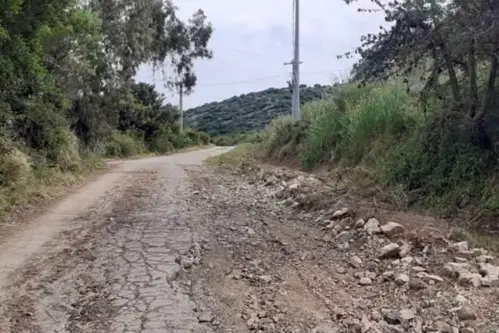 Le strade di Ozieri oggetto di intervento (foto concessa)