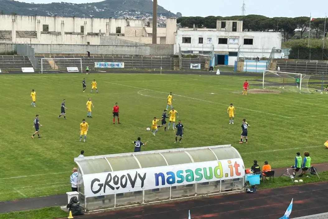 Un'immagine della partita Terracina-Olbia (foto Ilenia Giagnoni)