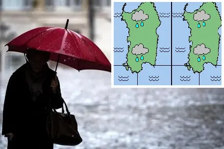 Sardinien, schlechtes Wetter unterwegs (Ansa- und Arpas-Vorhersagen)