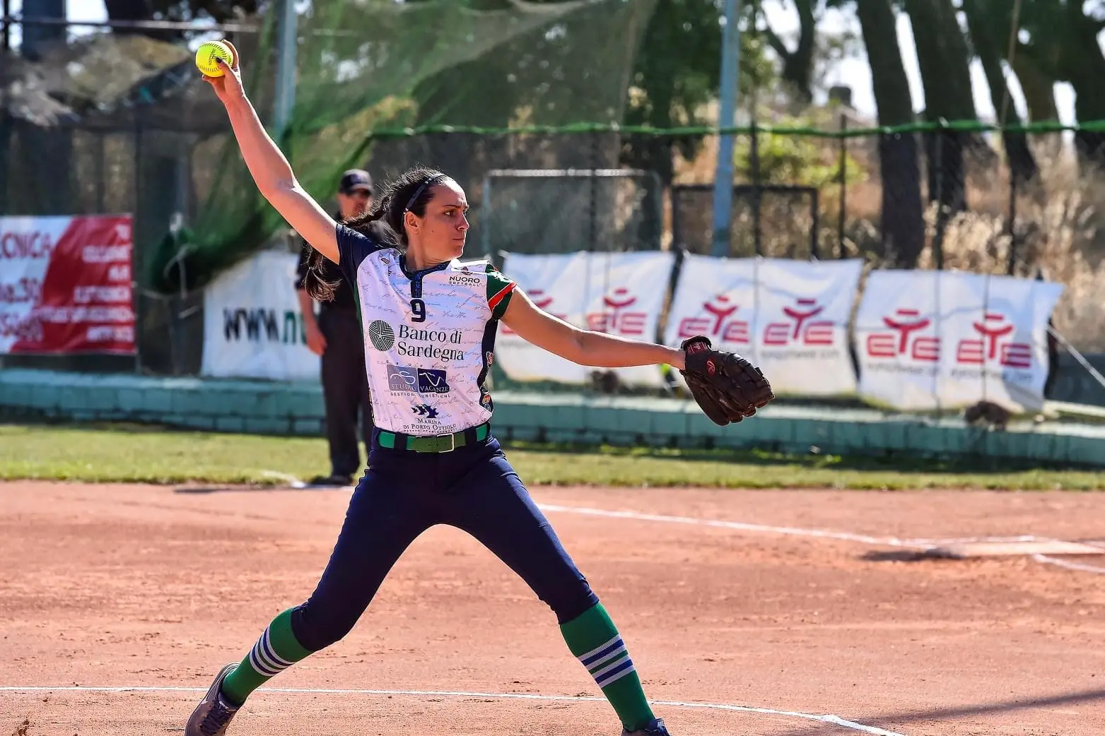 Paola Cavallo della Nuoro Softball (foto Claudio Atzori)