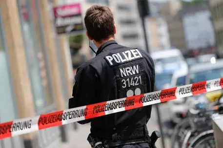 Немецкая полиция (фото Ansa)