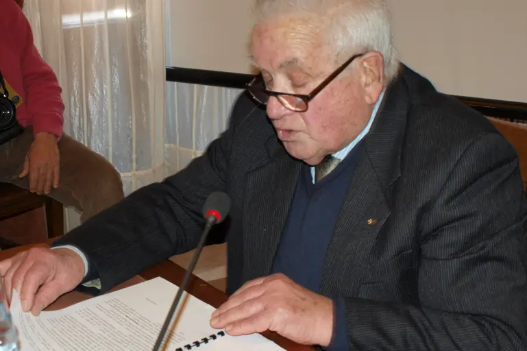 L'ex pretore Giacomo Pala (Foto Ronchi)