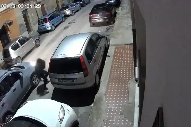 L'aggressione (frame da video)