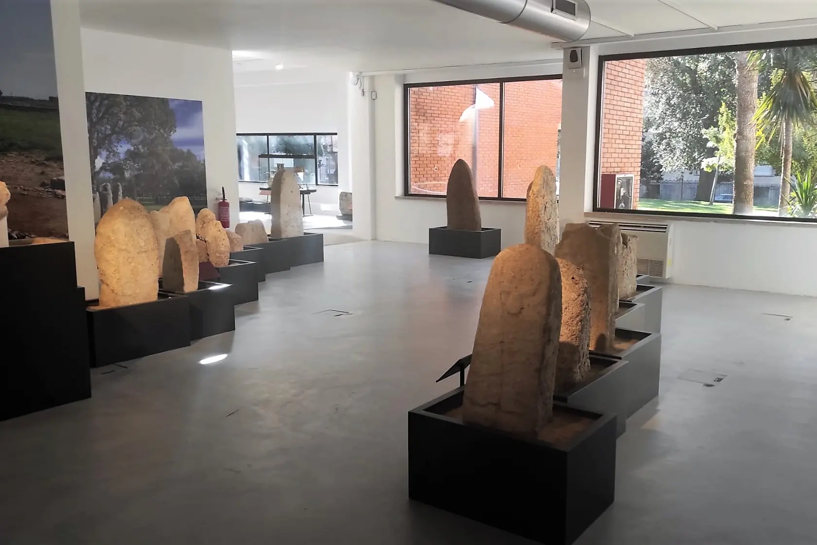 Una delle sale del Museo Sanna di Sassari (foto Marras)