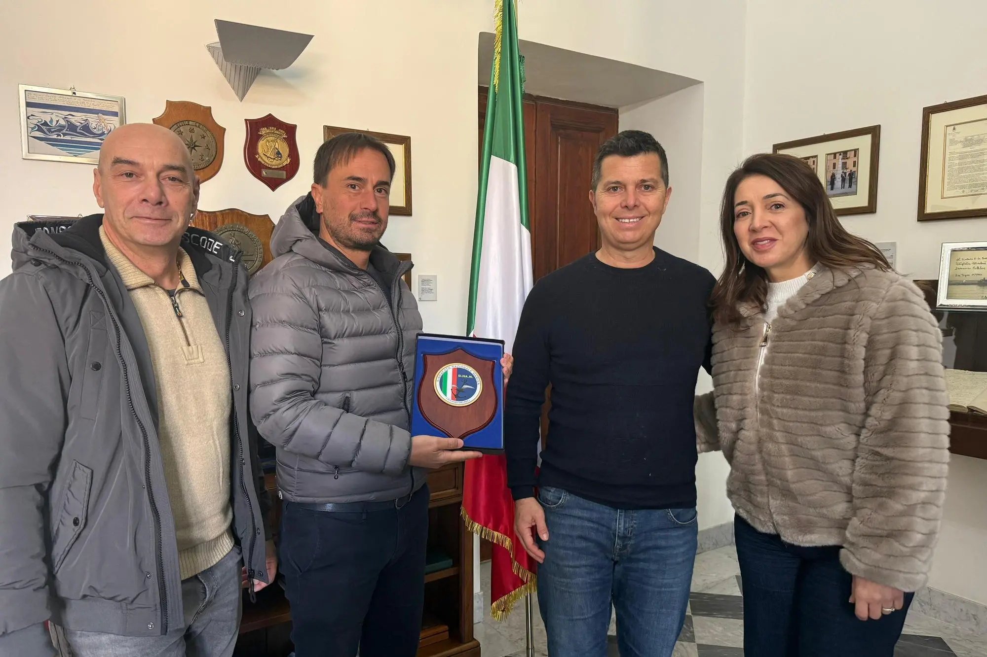 La Maddalena. Sindacalisti ed amministratori