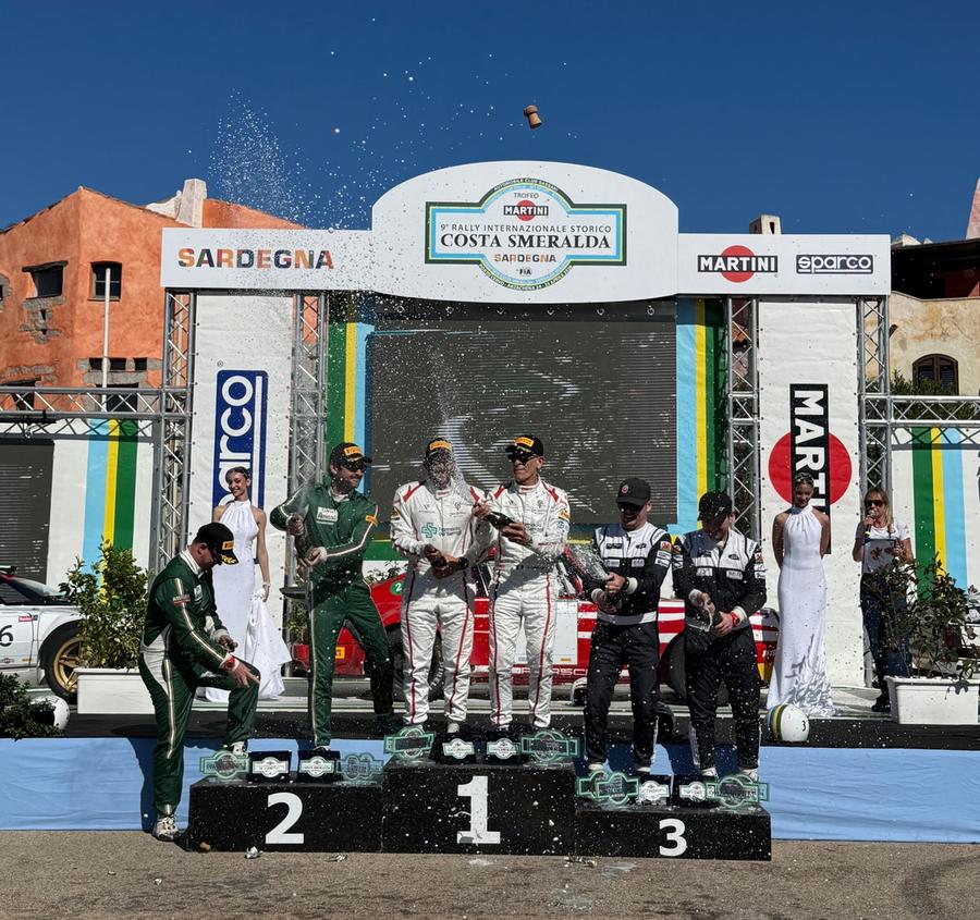 Rally Costa Smeralda Storico, a Porto Cervo trionfano Lombardo-Consiglio