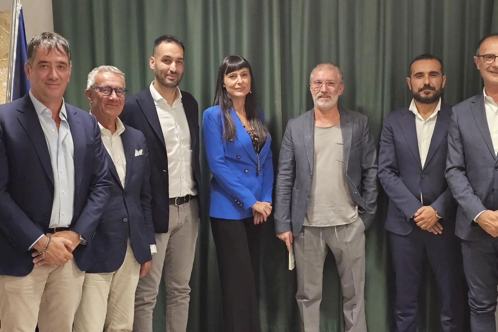 La Giunta della Camera di Commercio di Sassari col presidente Visconti e il segretario generale Esposito