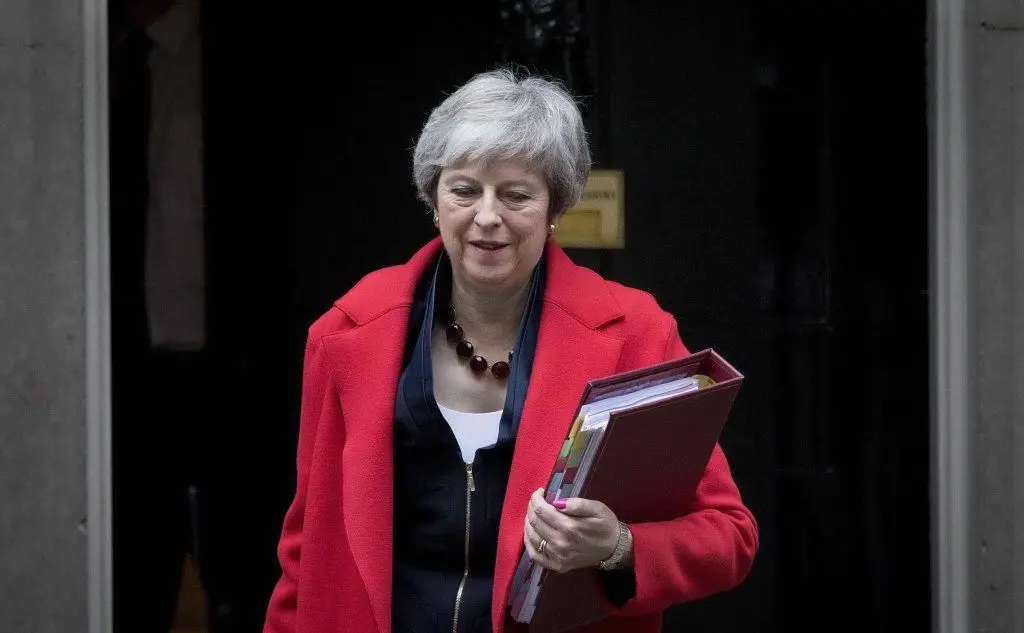 La premier britannica Theresa May (Ansa)