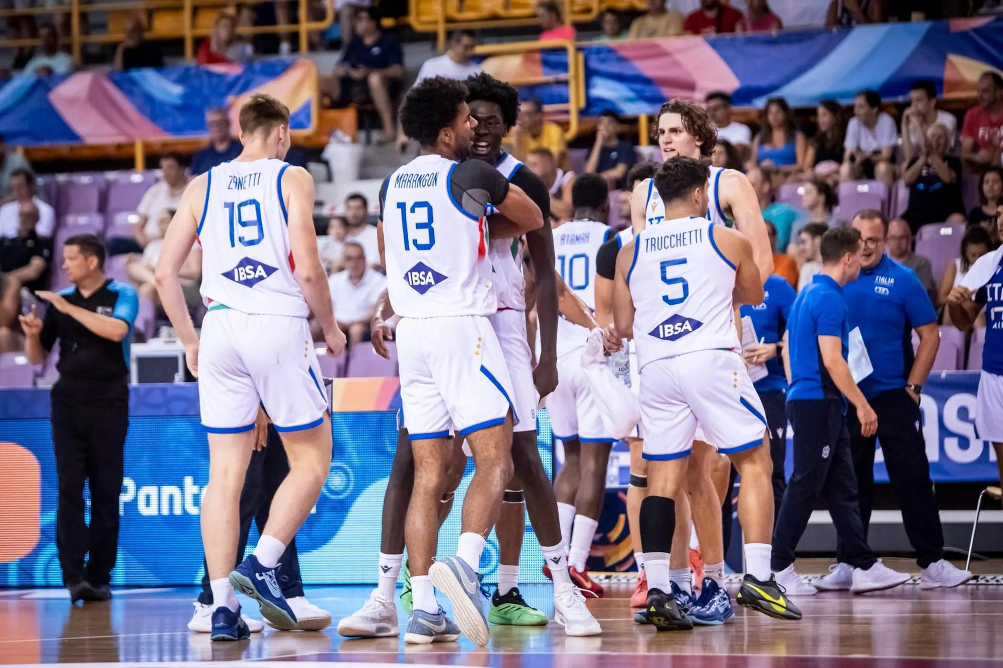 L'Italia Under-20 (foto Italbasket-ONE INCH PRODUCTIONS)