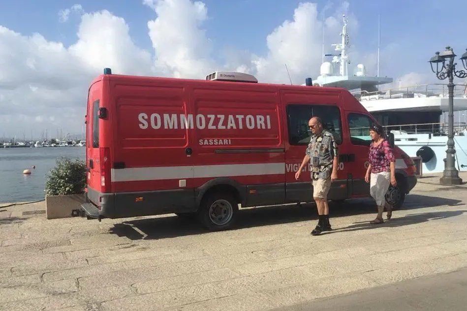 I sommozzatori ad Alghero (foto Gloria Calvi)