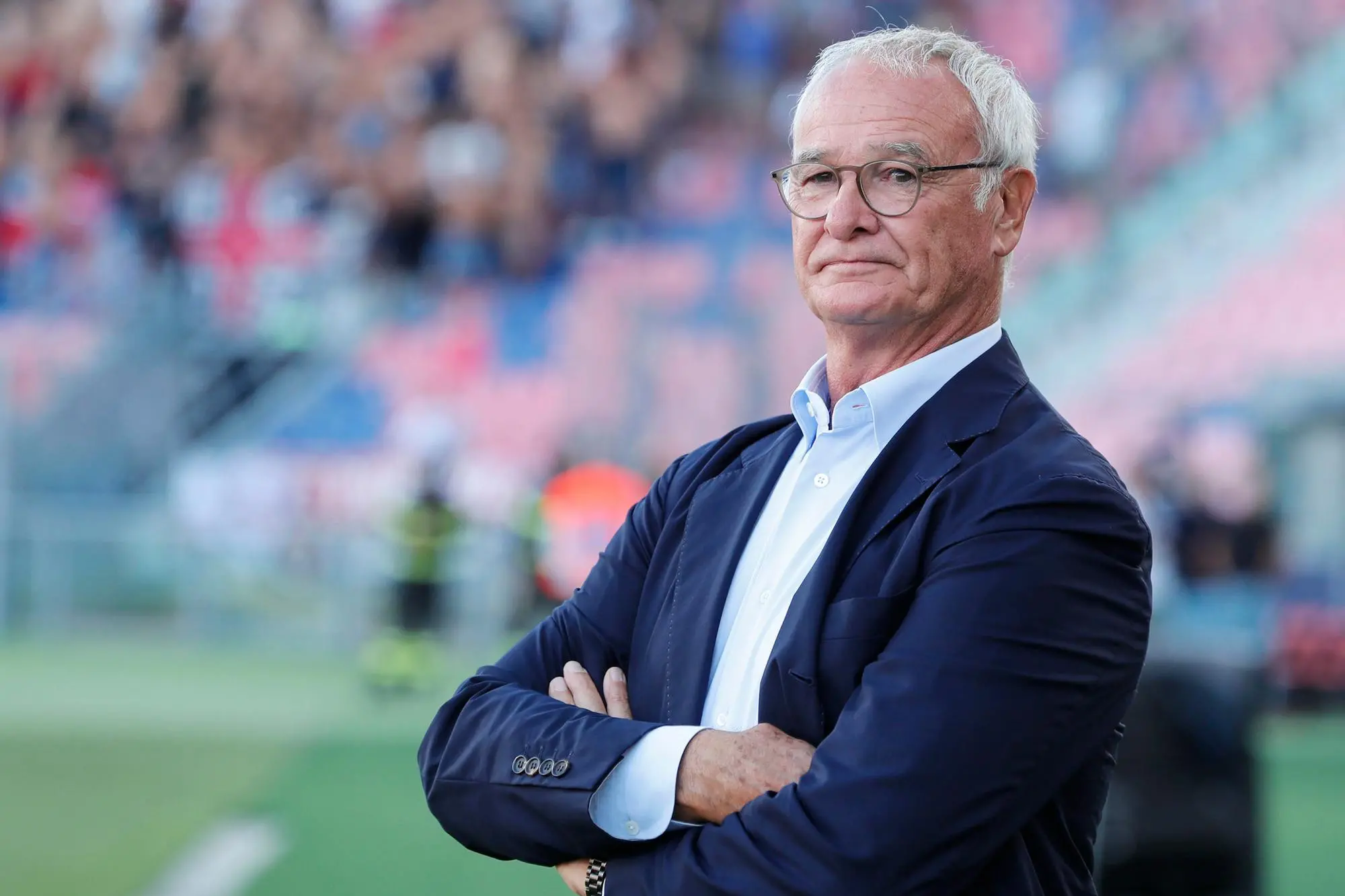 L'allenatore del Cagliari, Claudio Ranieri