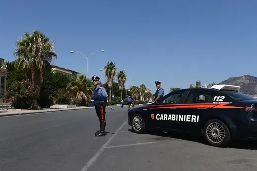 Carabinieri a Palermo (Ansa)