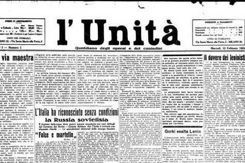 #AccaddeOggi: il 12 febbraio 1924 viene pubblicato il primo numero de L'Unità