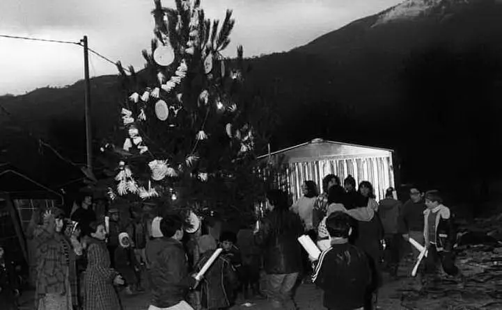 Natale nei container (archivio L'Unione Sarda)