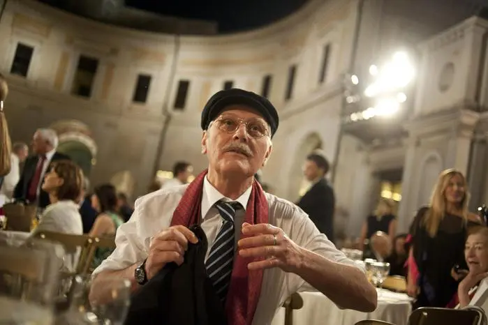 Antonio Pennacchi questa sera 07 luglio 2011 durante il premio Strega a Roma. ANSA/ GUIDO MONTANI