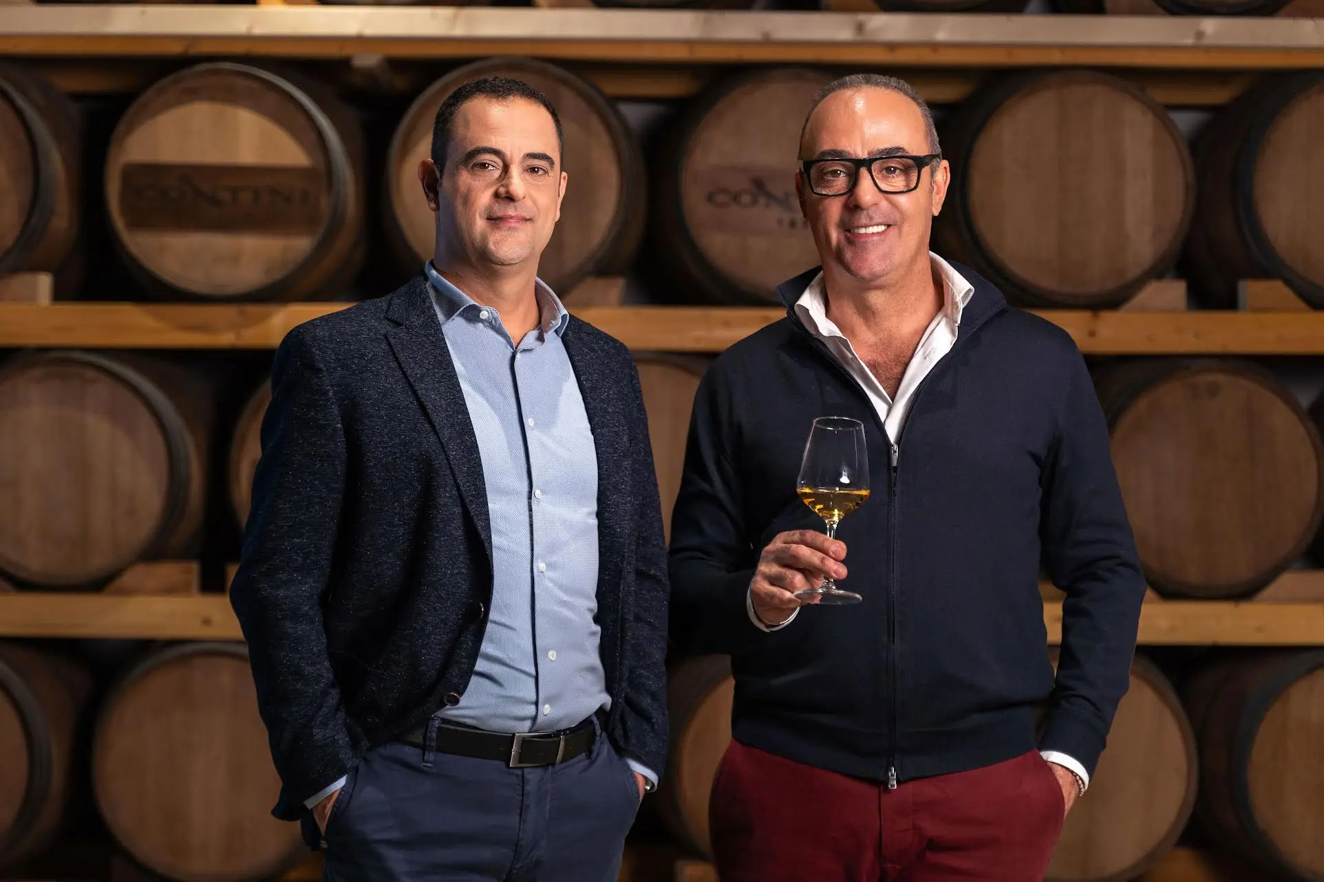 i titolari della cantina Mauro e Alessandro Contini (Foto concessa)