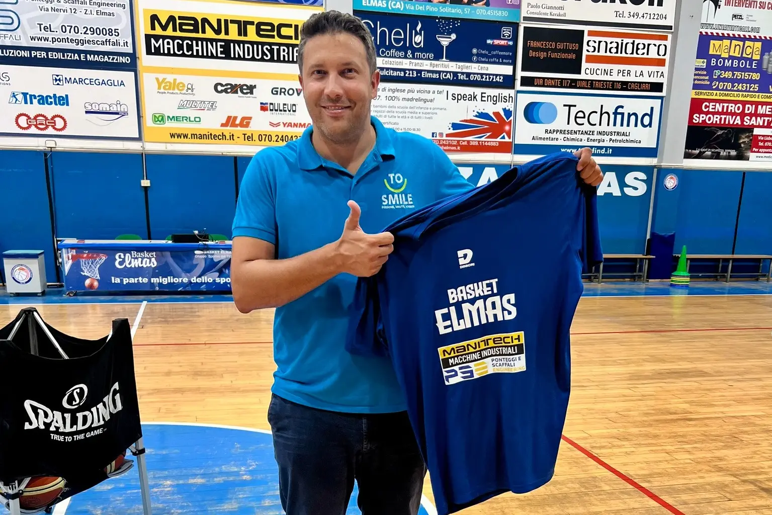 Giancarlo Bogo, nuovo coach di Elmas (foto concessa dal GSO Elmas)