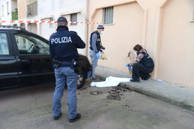 Il luogo dell'aggressione a Tony Cozzolino a Olbia (archivio L'Unione Sarda @Satta)
