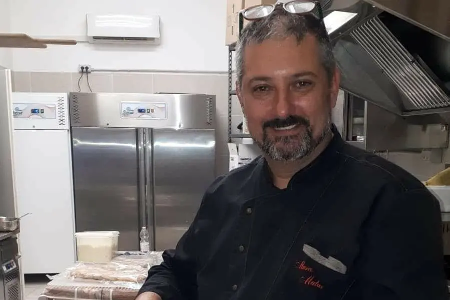 Il pizzaiolo Marco Mulas (foto Sirigu)