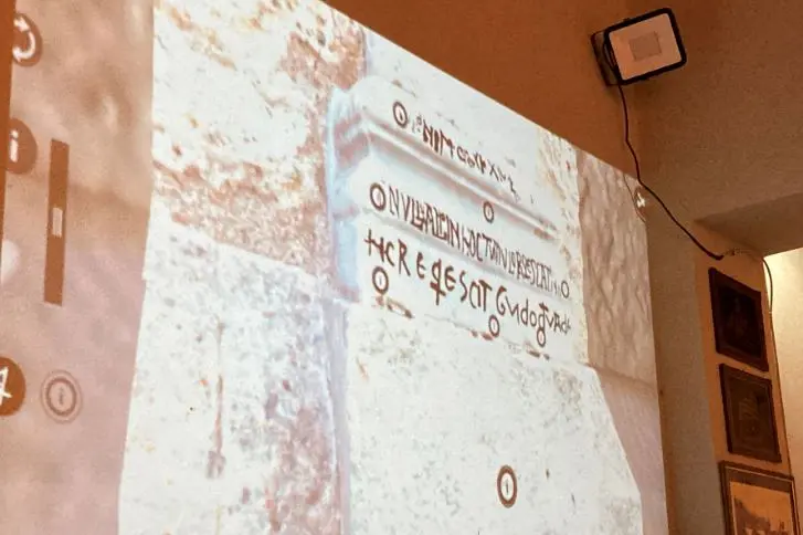 L'iscrizione\u00A0(foto L'Unione Sarda - Pala)