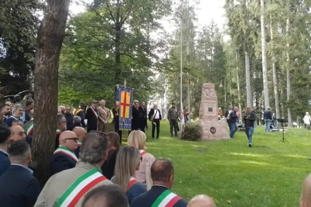 La cerimonia ad Asiago (foto concessa)