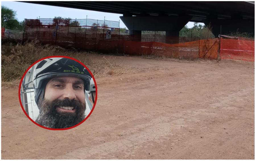 Incidente sul lavoro, troppo gravi le ferite : Michele Fuedda muore dopo la caduta dal ponte sulla 195