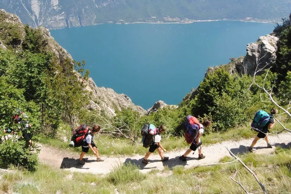 Escursionisti (foto del Soccorso alpino e speleologico della Sardegna)