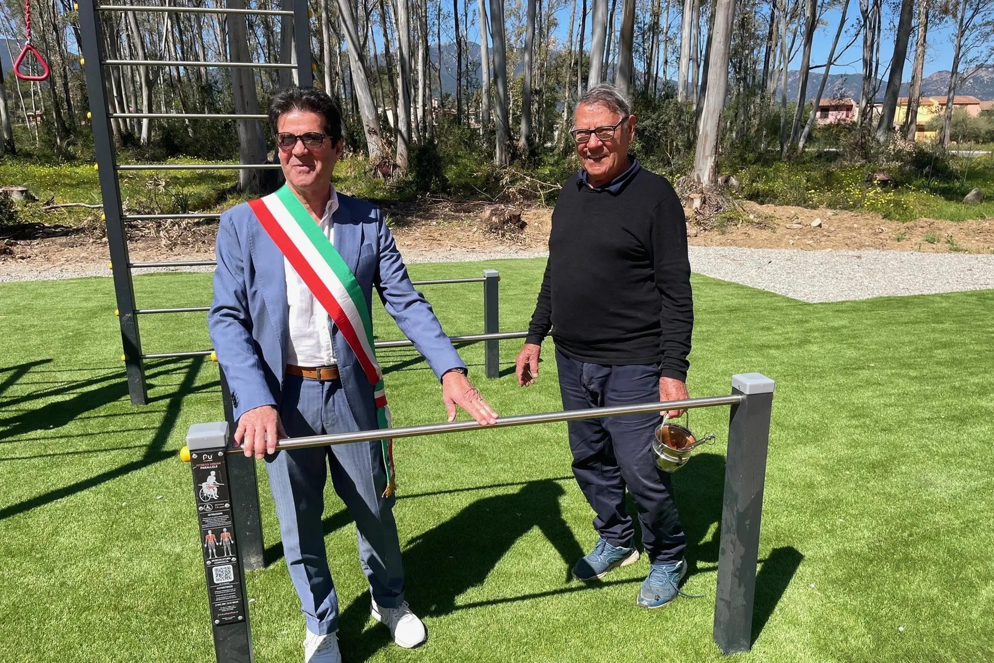 Murgioni e don Grecu (foto Agus)